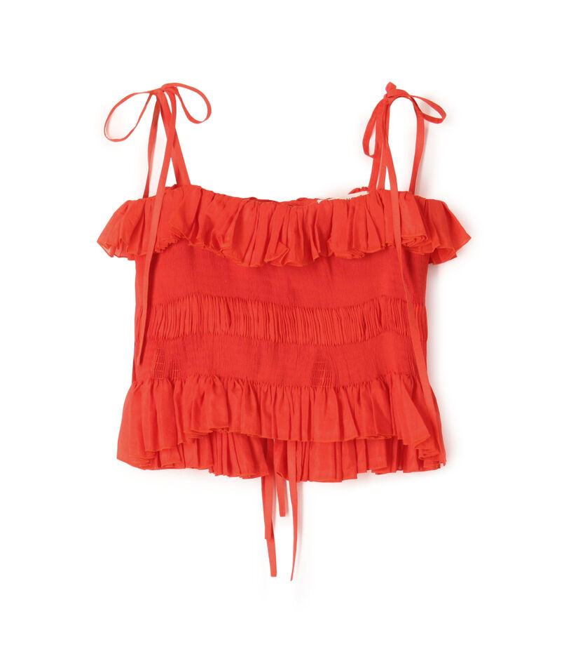 RENATA BRENHA FLOR TOP コットンシルク キャミソールトップ