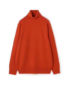 ■TOMORROWLAND tricot スーパーファインラムウール タートルネックニット
