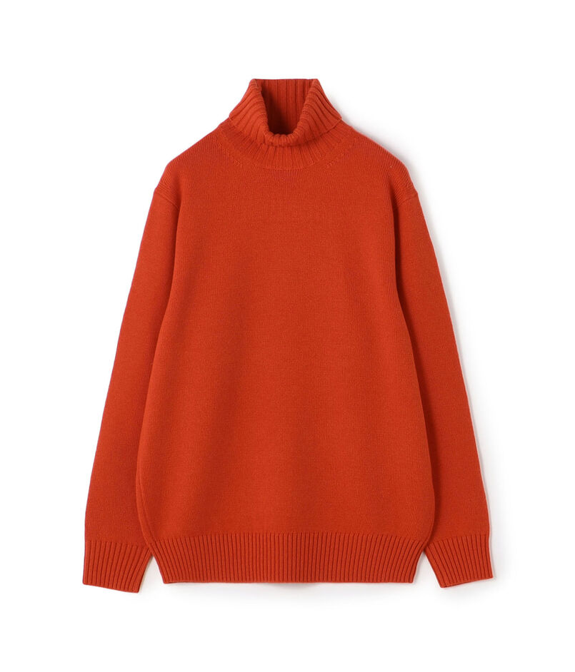 ■TOMORROWLAND tricot スーパーファインラムウール タートルネックニット