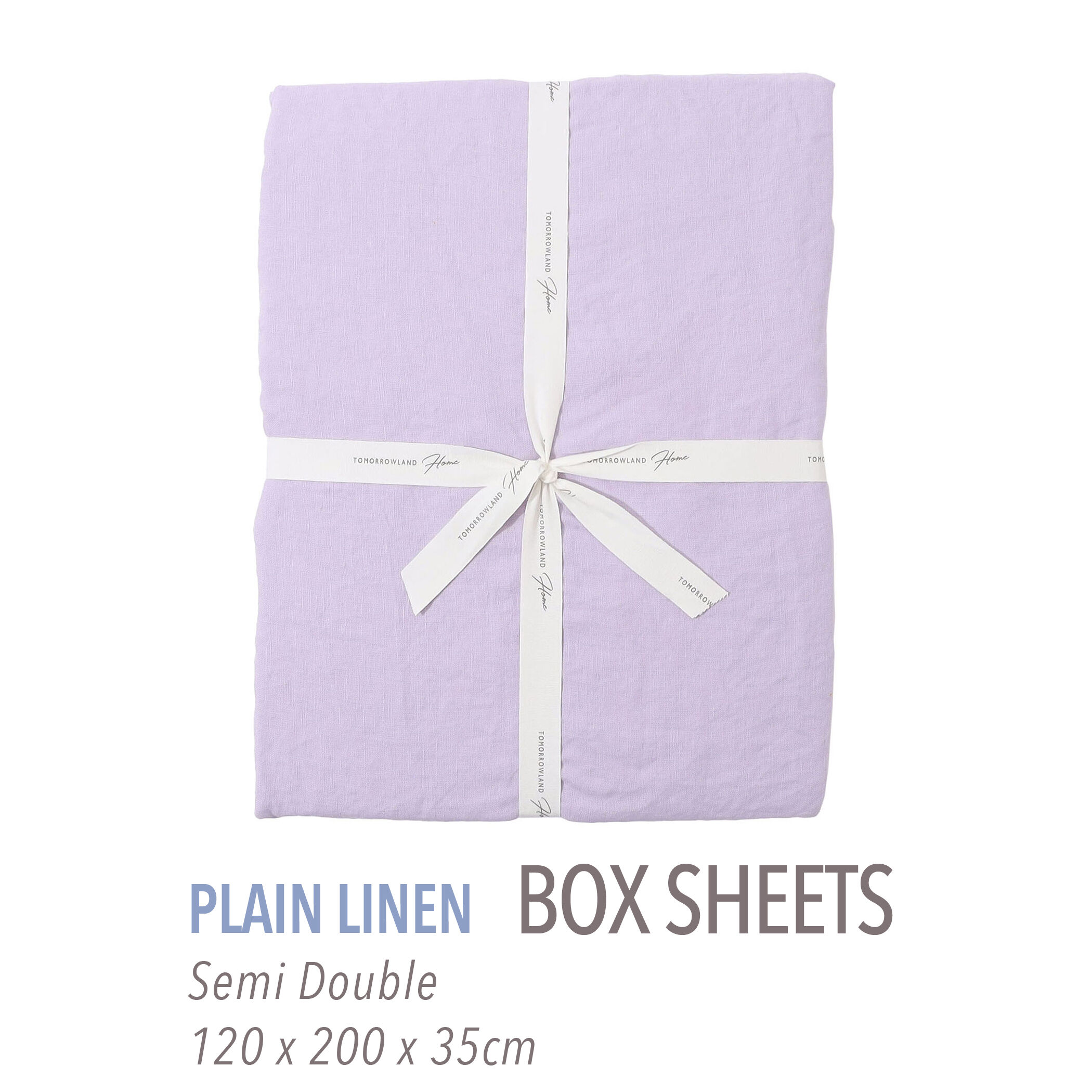 極美品✨定価10万 フォクシー リネンキャンドル プリーツ リボン ベージュ プレーンリネン ボックスシーツ（セミダブル）｜トゥモローランド 公式通販