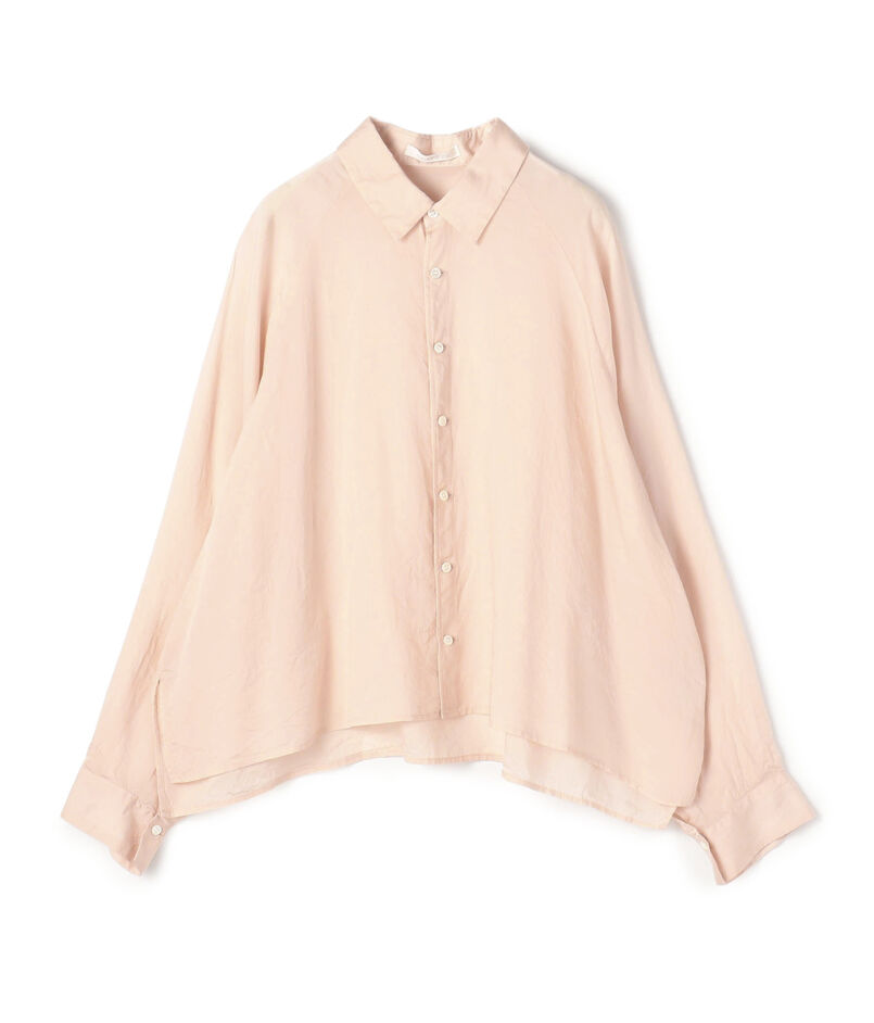 セルロースシルクブロード ドルマンスリーブシャツ