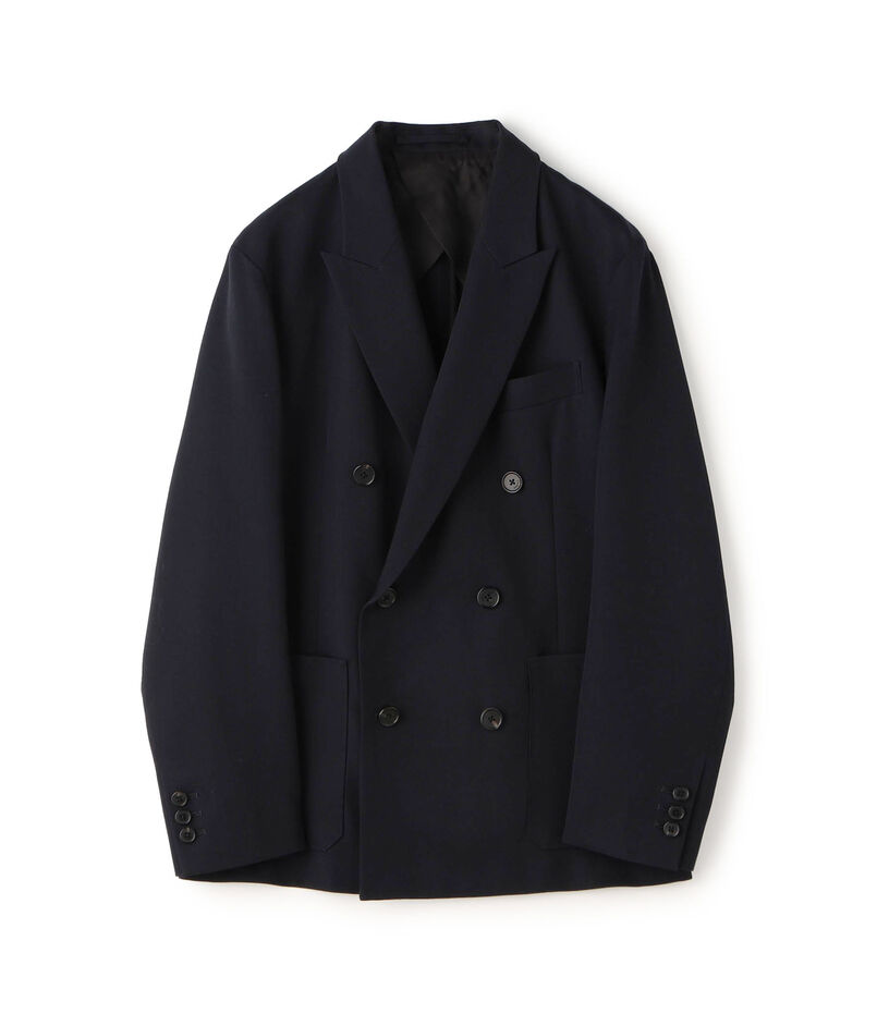 CABaN ライトウールギャバジン ダブルブレストジャケット