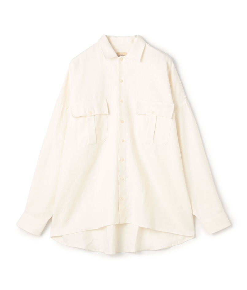 【別注】GUY ROVER リネンコットン オーバーシャツ