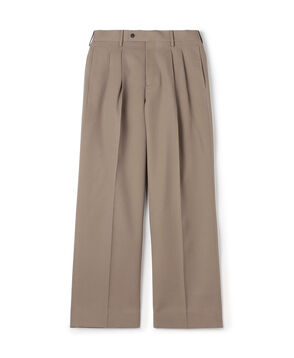 ハルトウールツイル 2プリーツワイドパンツ