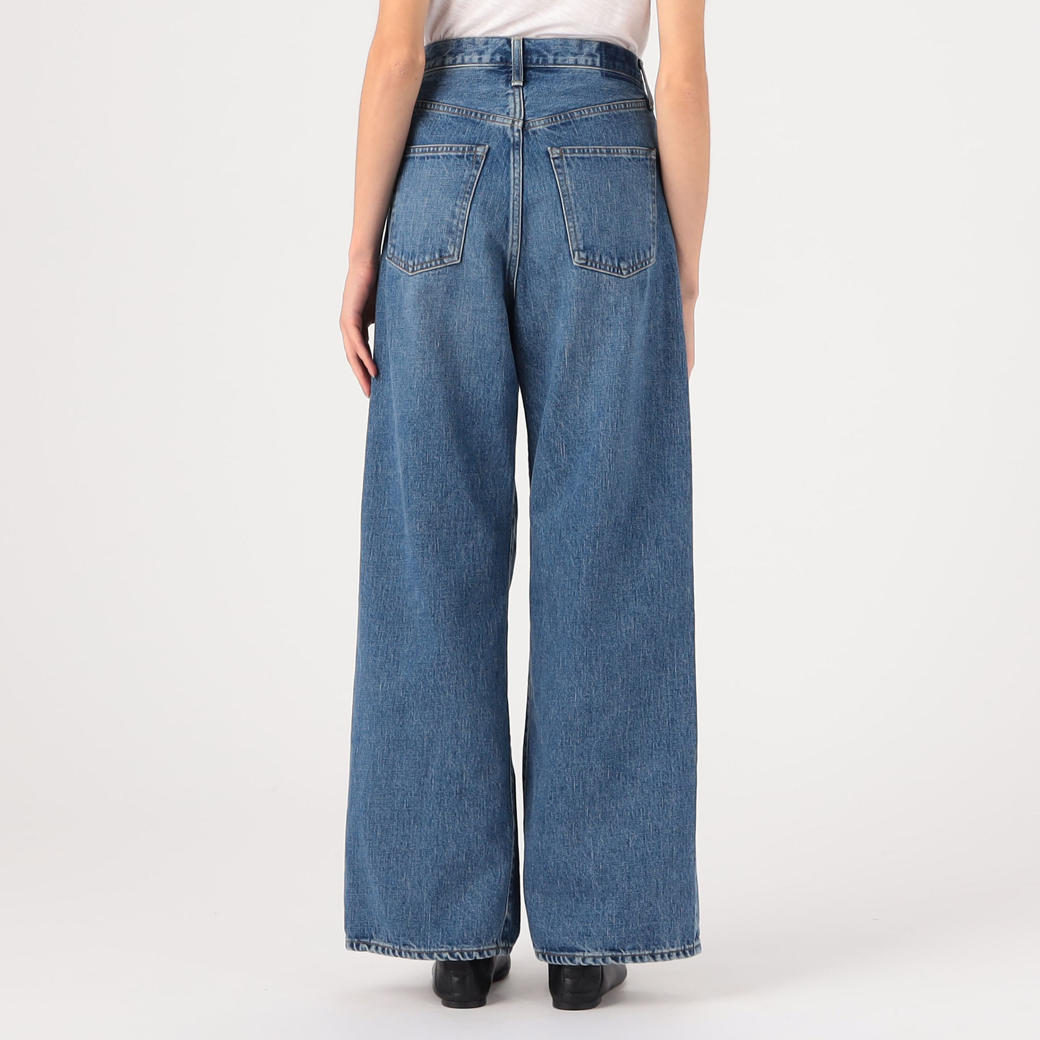 HYKE DENIM WIDE LEG JEANS｜トゥモローランド 公式通販