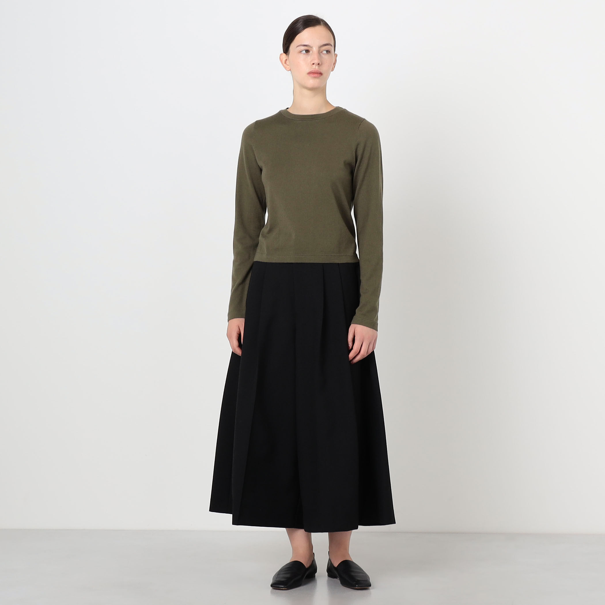 extreme cashmere lisa ロングスリーブ ニットTシャツ
