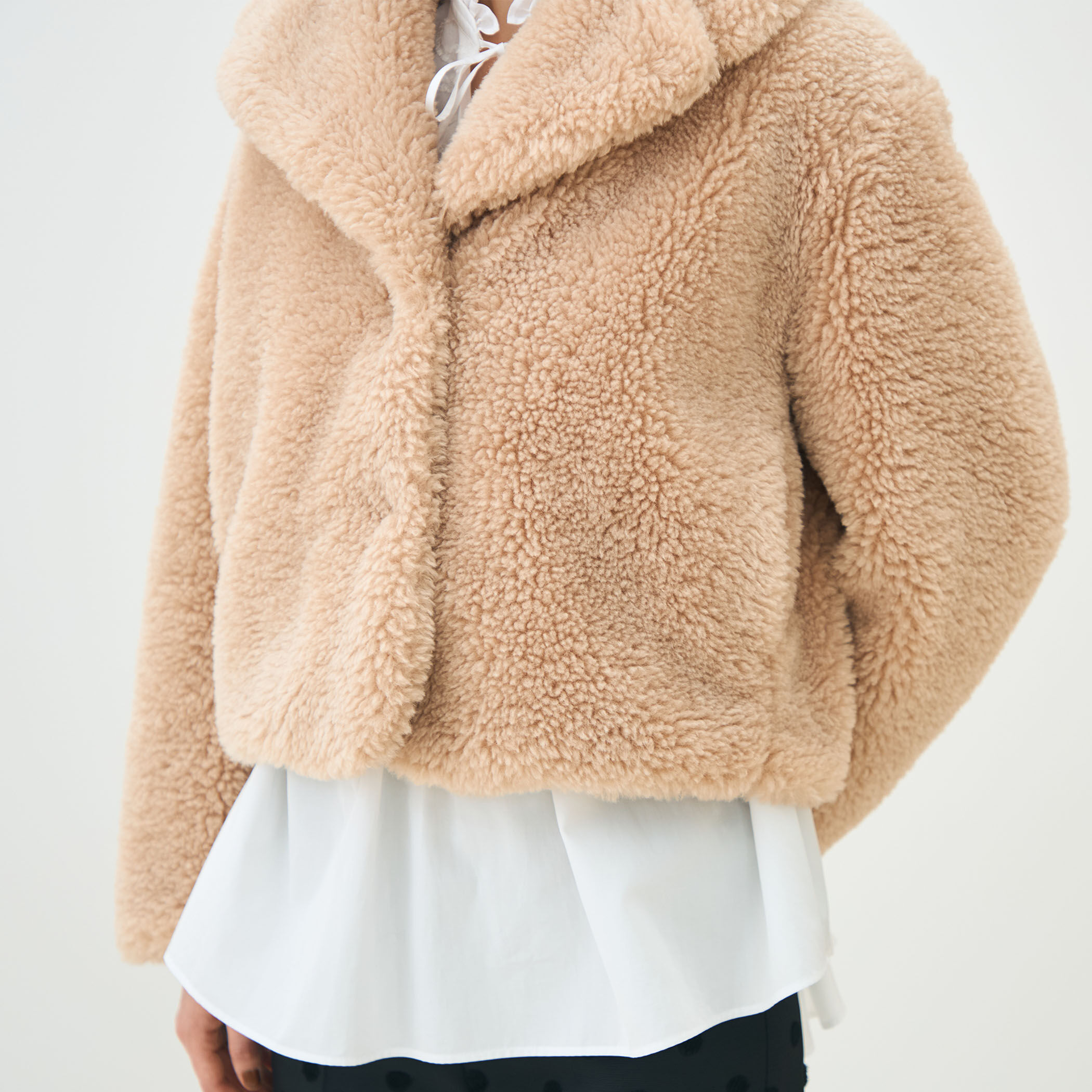 Ravissant Laviere Steiffテディーファーショートコート Ravissant Laviere Steiffテディーファーショートコート