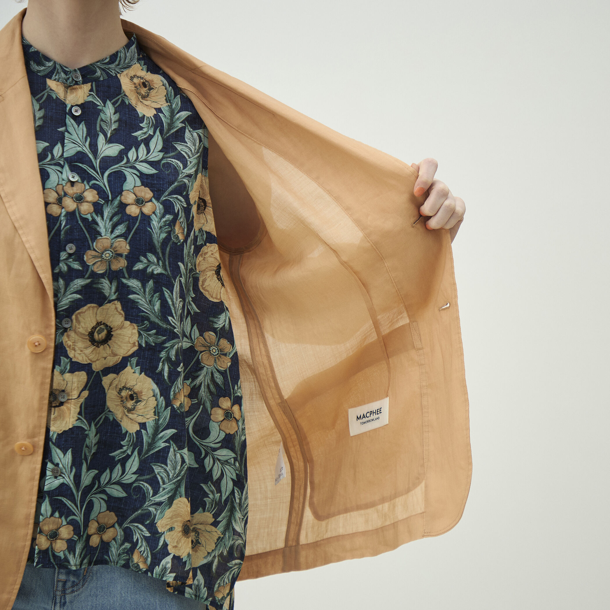 【美品】トゥモローランド　MACPHEE ジャケット プレーンラミー シアージャケット｜トゥモローランド 公式サイト
