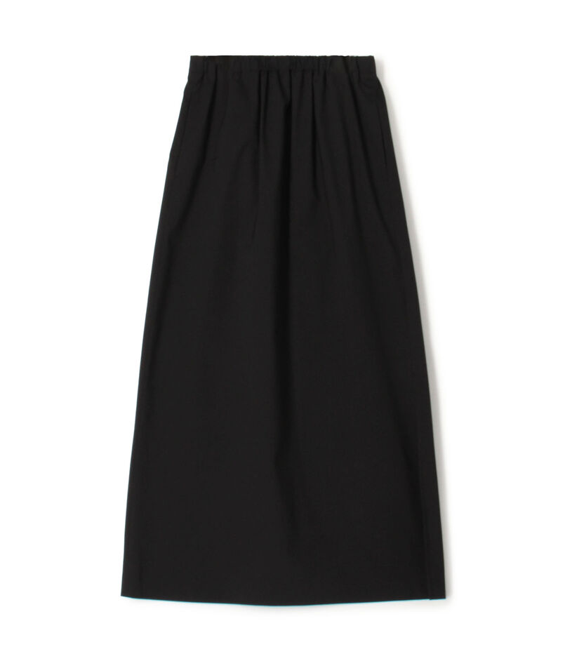 CABaN シルクネップストレッチ ロングスカート