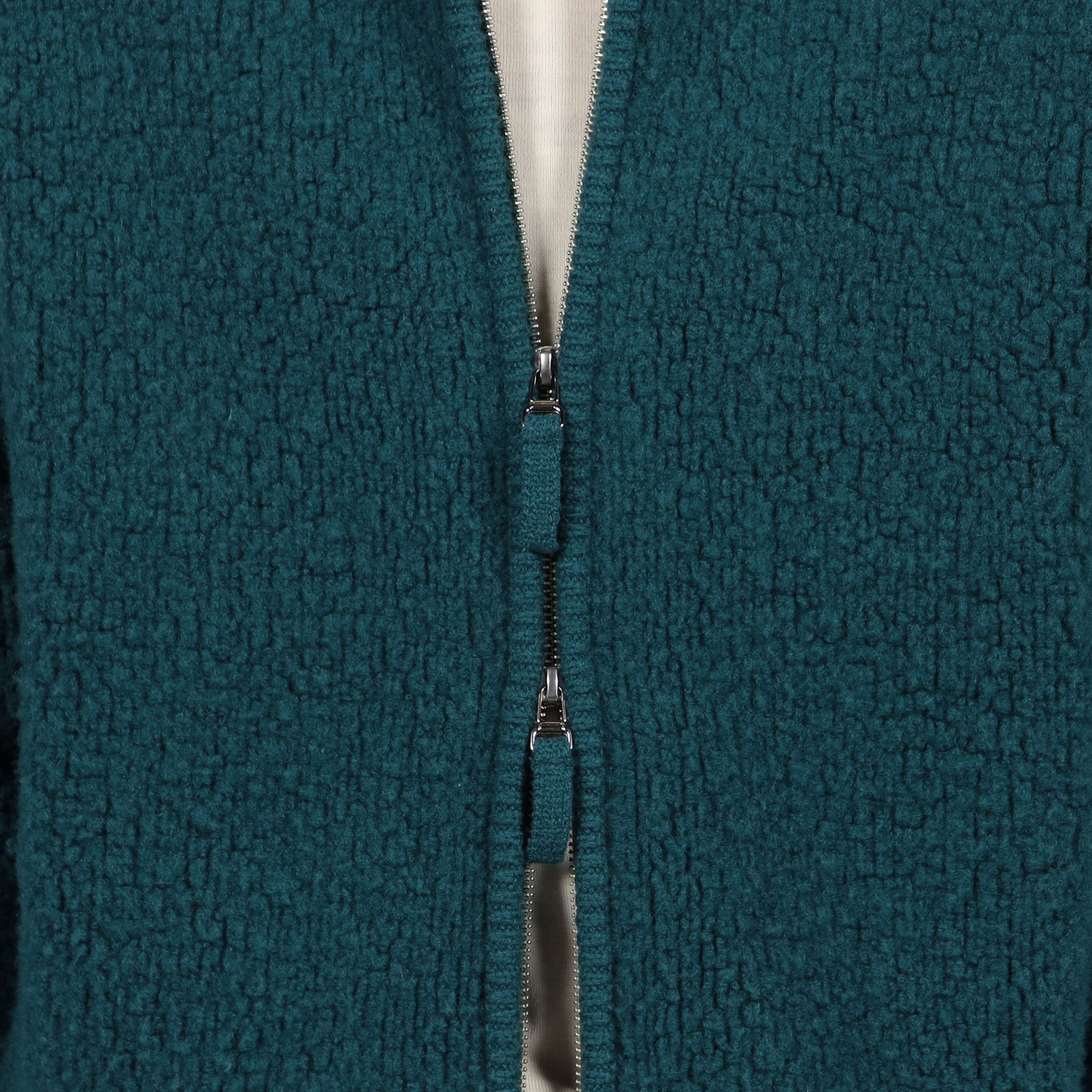 TOMORROWLAND Tricot ウールカシミヤ パイルニット ジップアップ