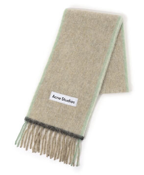 Acne Studios モヘヤウールフリンジスカーフ