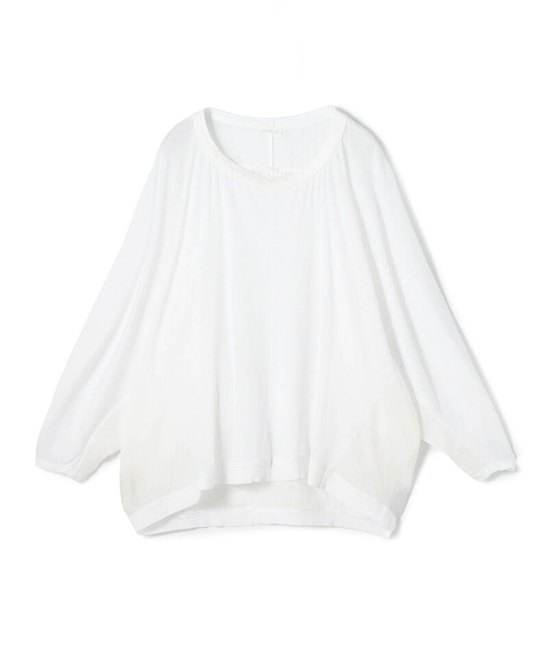 コットンガーゼフライス ドルマンスリーブプルオーバー