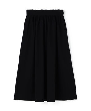 ストレッチタフタ ボリュームギャザースカート