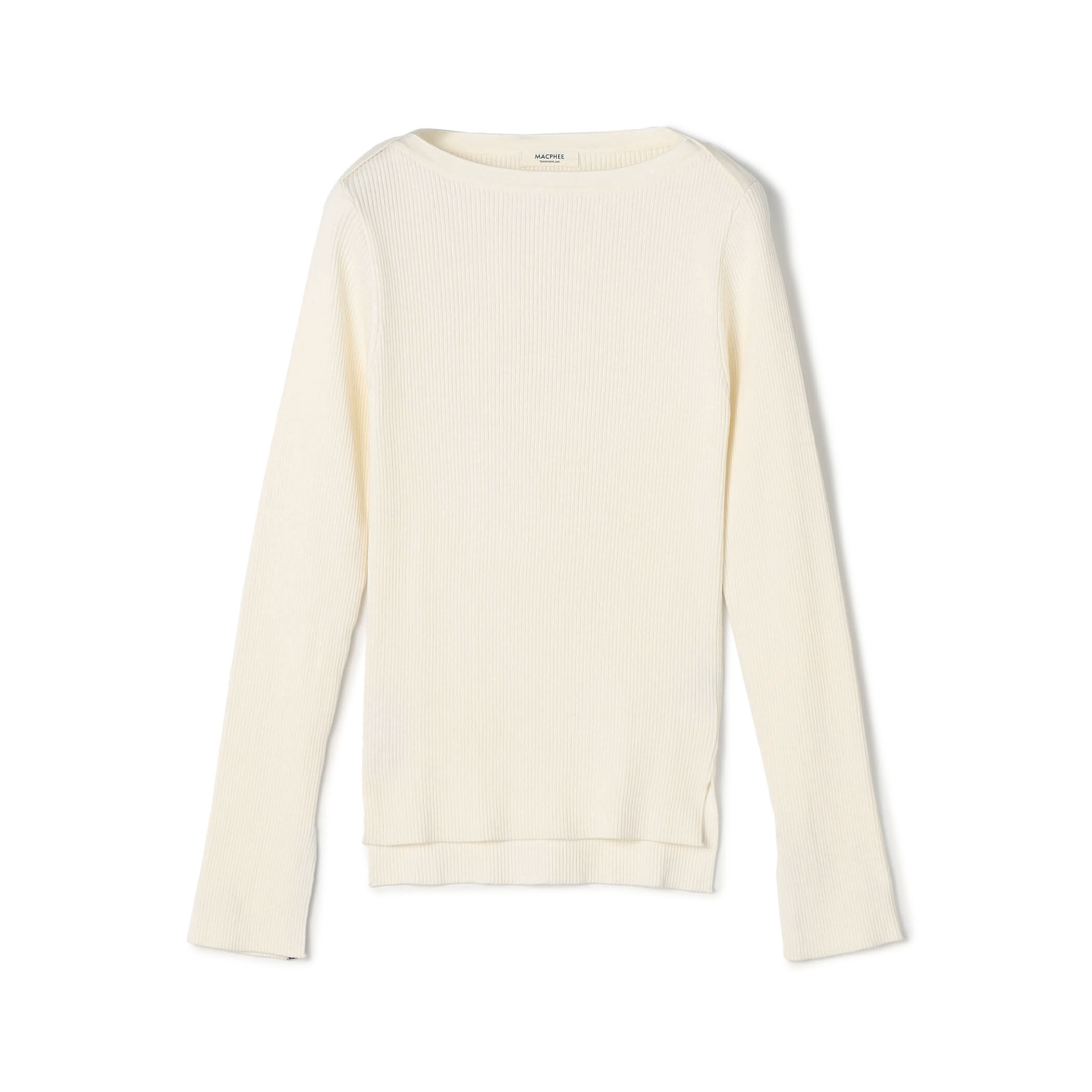 コットンリブ ボートネックプルオーバー｜トゥモローランド 公式通販