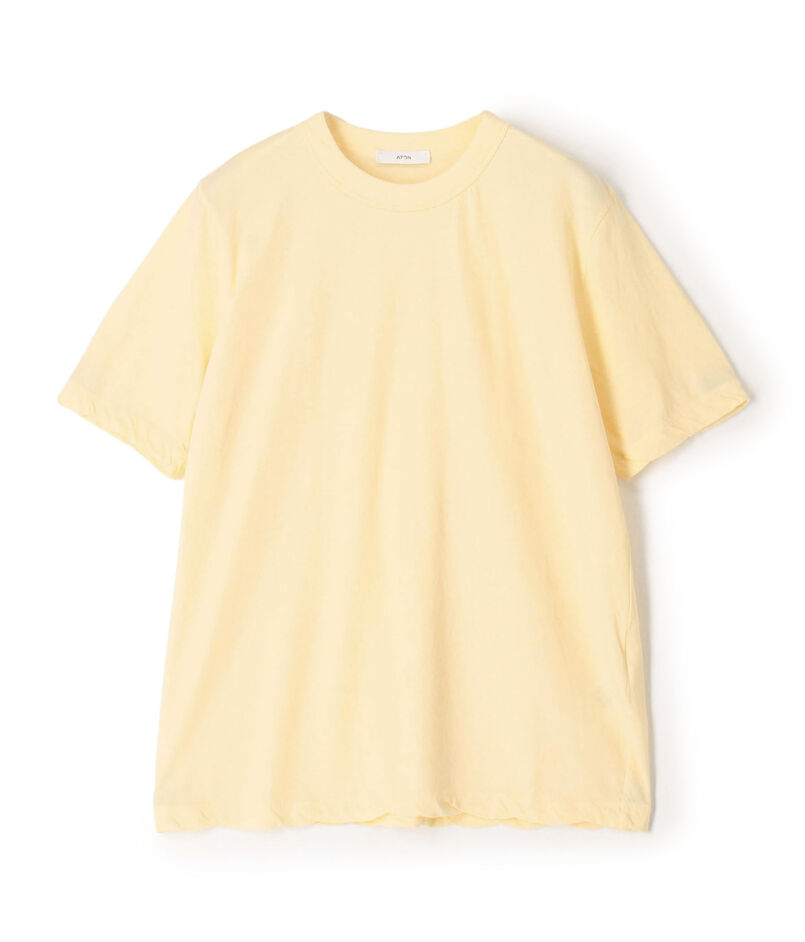 ATON FRESCA SINGLE JERSEY STANDARD ハーフスリーブプルオーバー