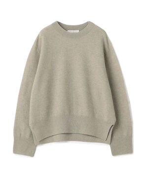 カシミヤコットン クルーネックプルオーバー