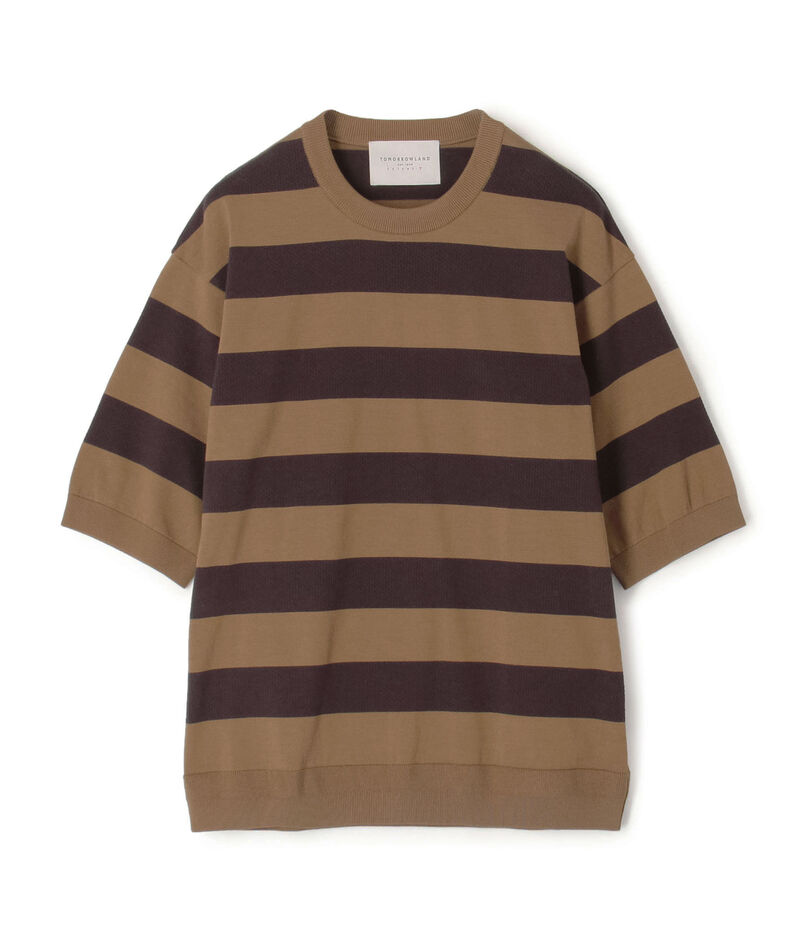 TOMORROWLAND tricot コットンナイロン ニットTシャツ
