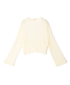 パターンメッシュ ショートプルオーバー