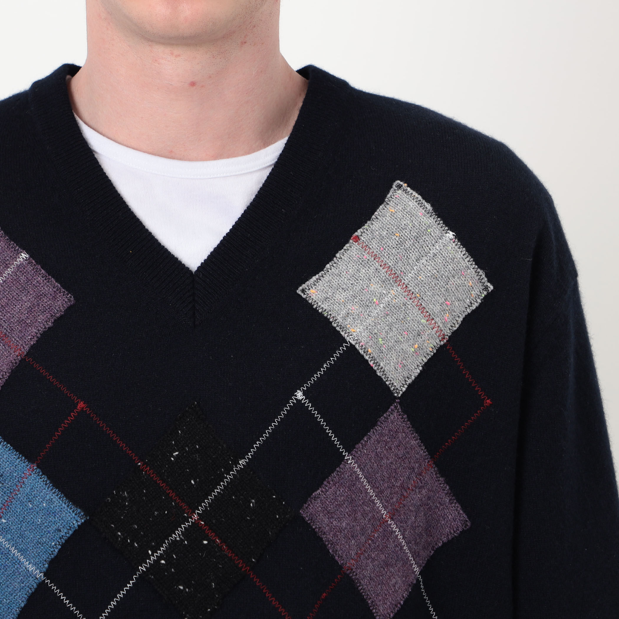 MAATEE&SONS カシミヤ Vネックプルオーバーニット MAATEE&SONS カシミヤ Vネックプルオーバーニット
