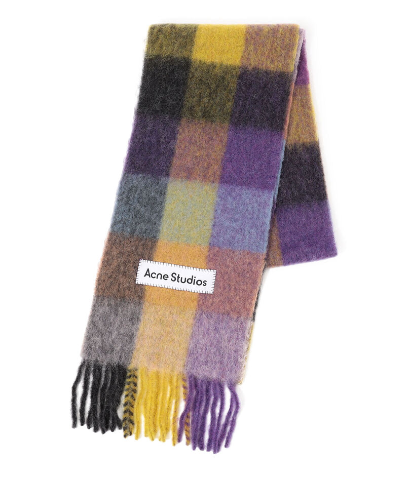 ■Acne Studios VALLY モヘアチェックストール