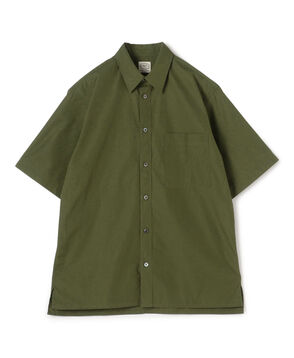140/2コットンポプリン ハーフスリーブレギュラーカラーシャツ ALUMO