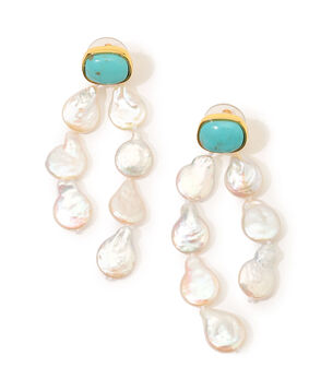 LIZZIE FORTUNATO パールドロップピアス