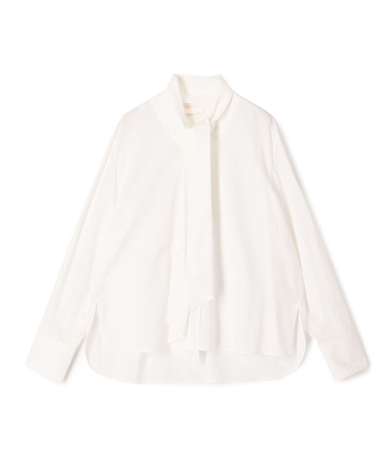 【WEB先行予約】ジュエルコットン ワイドボウタイブラウス