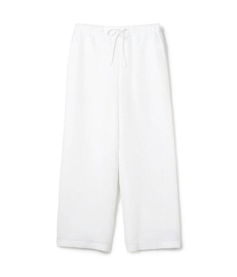 【一部WEB先行予約】フレンチリネン イージーストレートパンツ