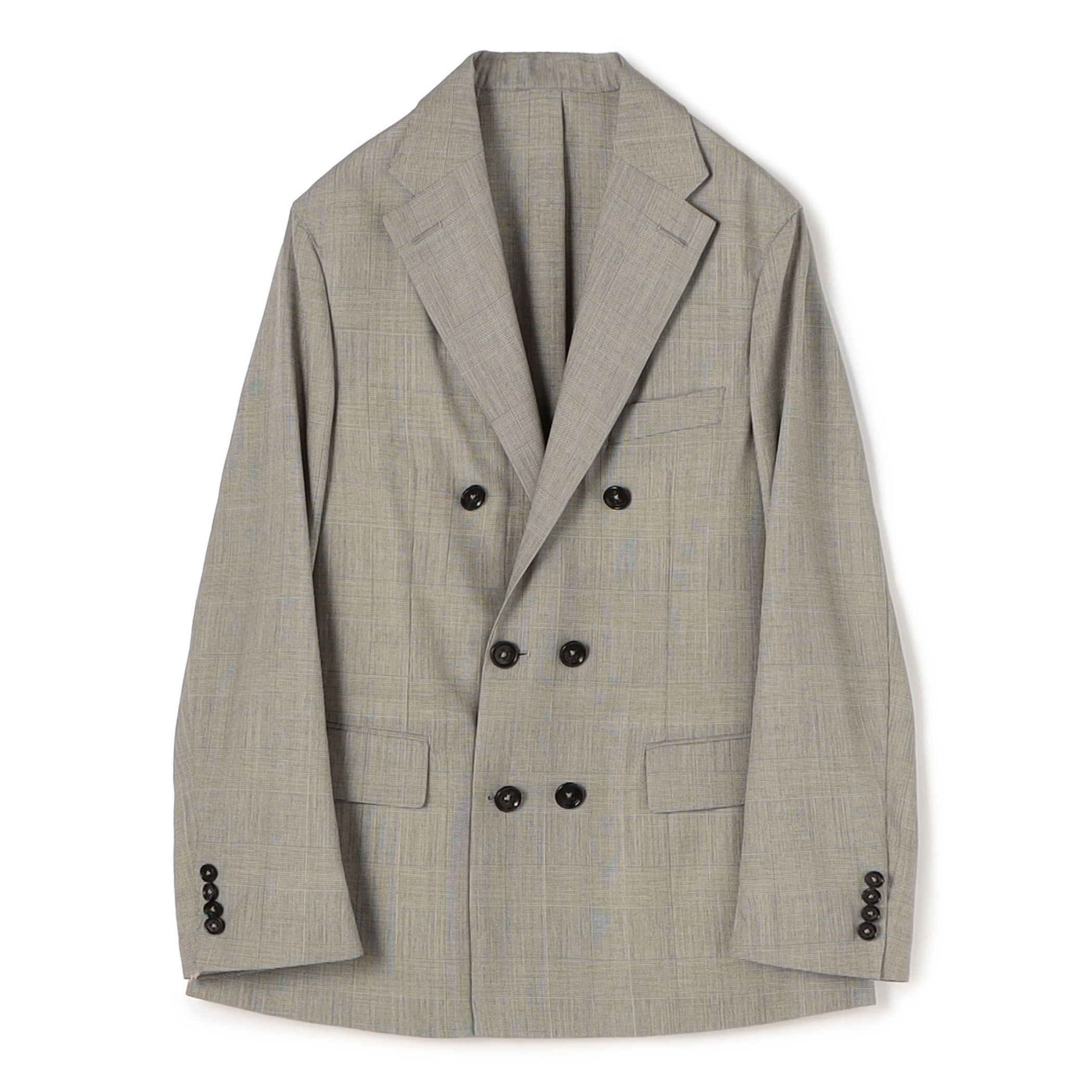 ウールシルク ダブルブレステッド 6Bジャケット｜トゥモローランド