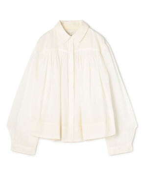 Khadi and Co VERMEER コットンタックショートブラウス