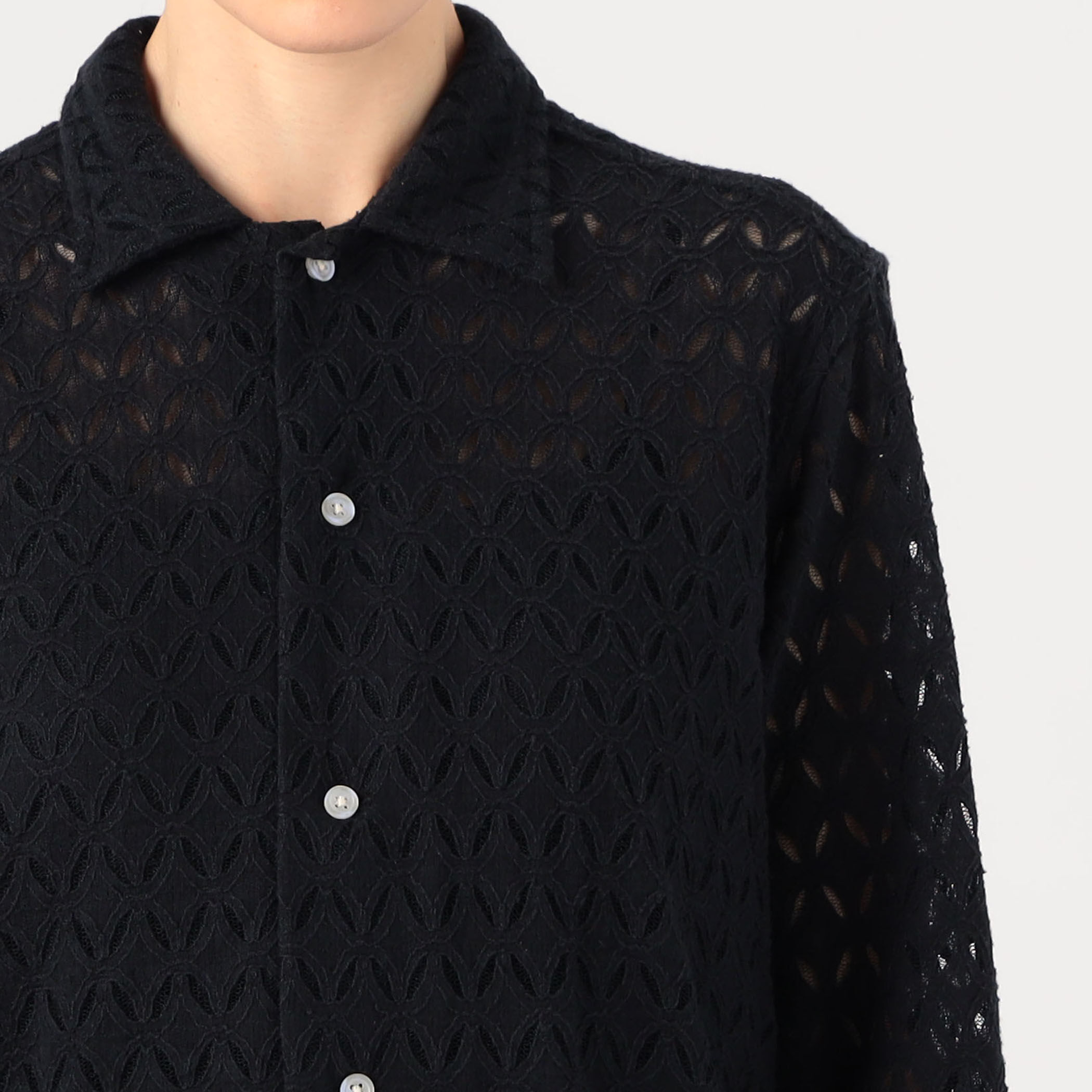 BODE LATTICE LACE LONG SLEEVE SHIRT|トゥモローランド 公式通販 BODE LATTICE LACE LONG SLEEVE SHIRT|トゥモローランド 公式通販