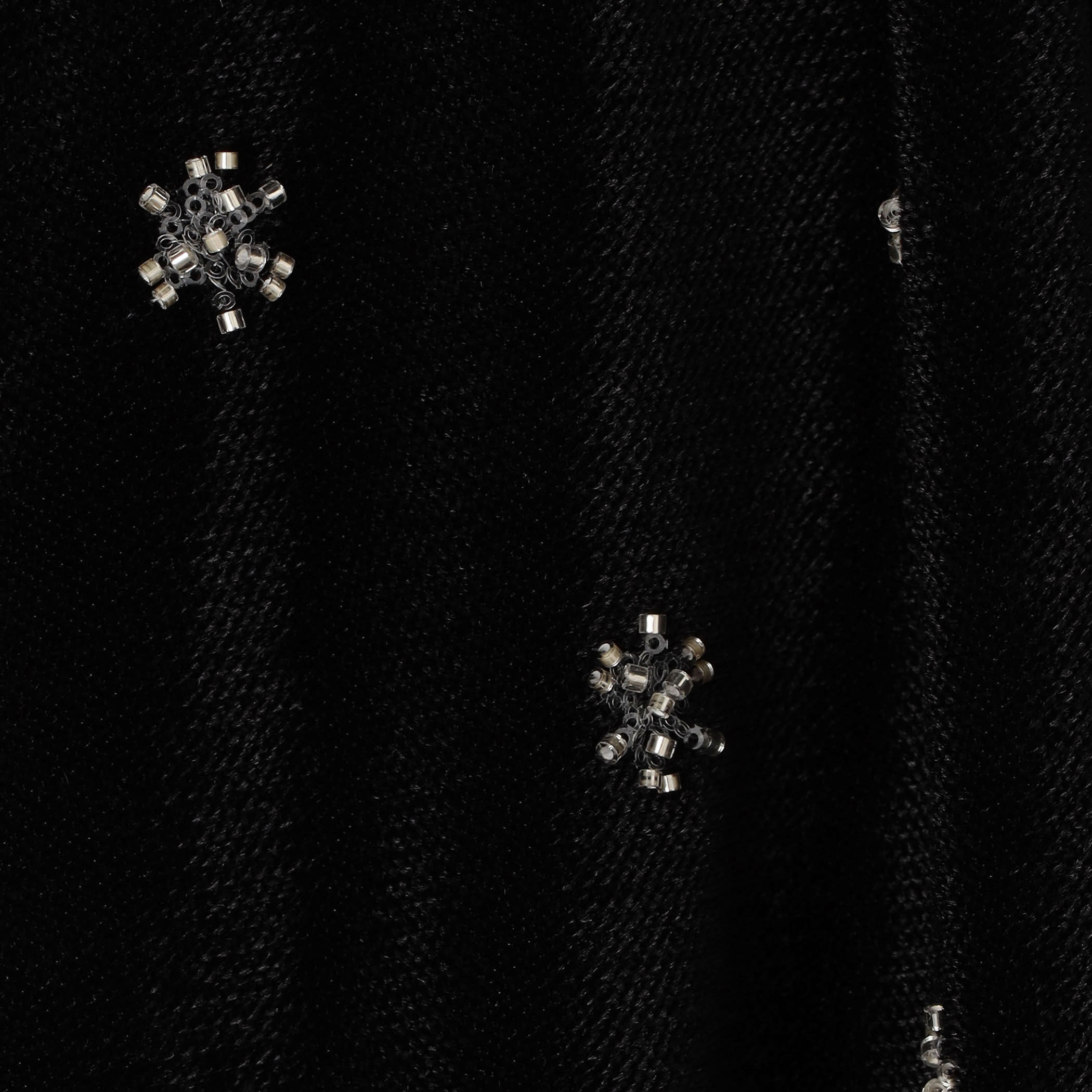 メッシュベロアエンブロイダリー キャミソールブラウス