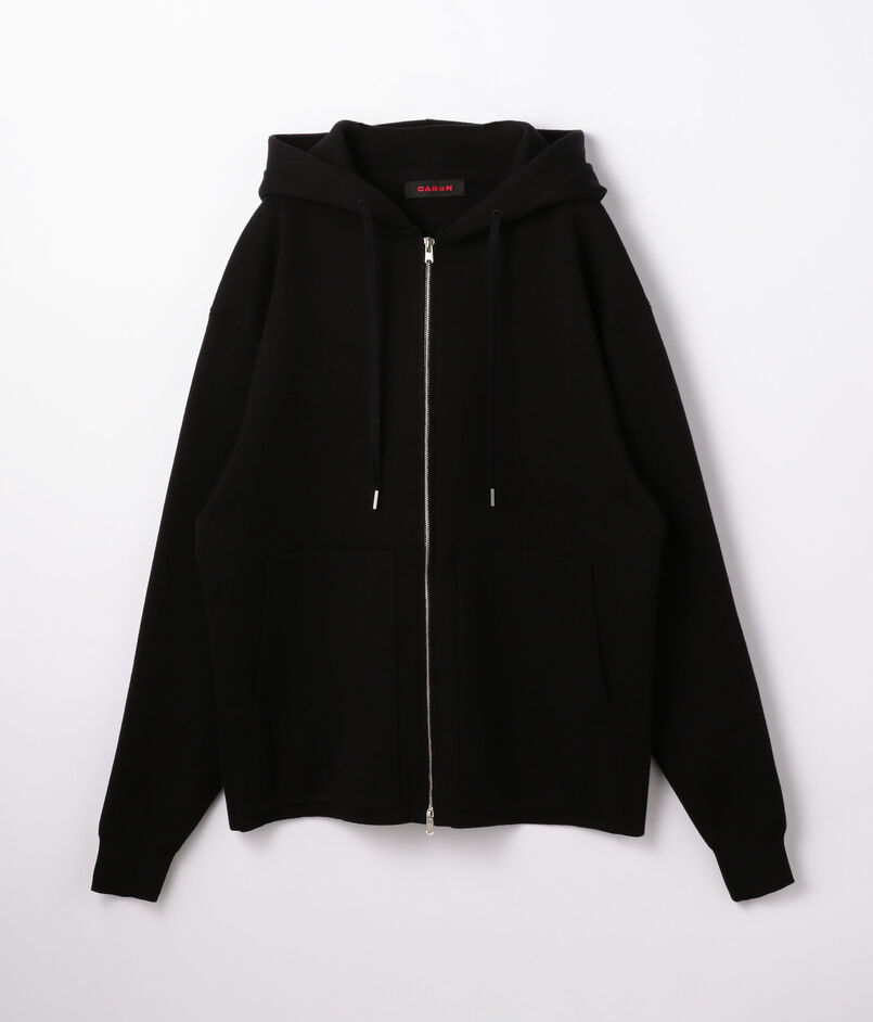 CABaN コットンカシミヤ ジップパーカ
