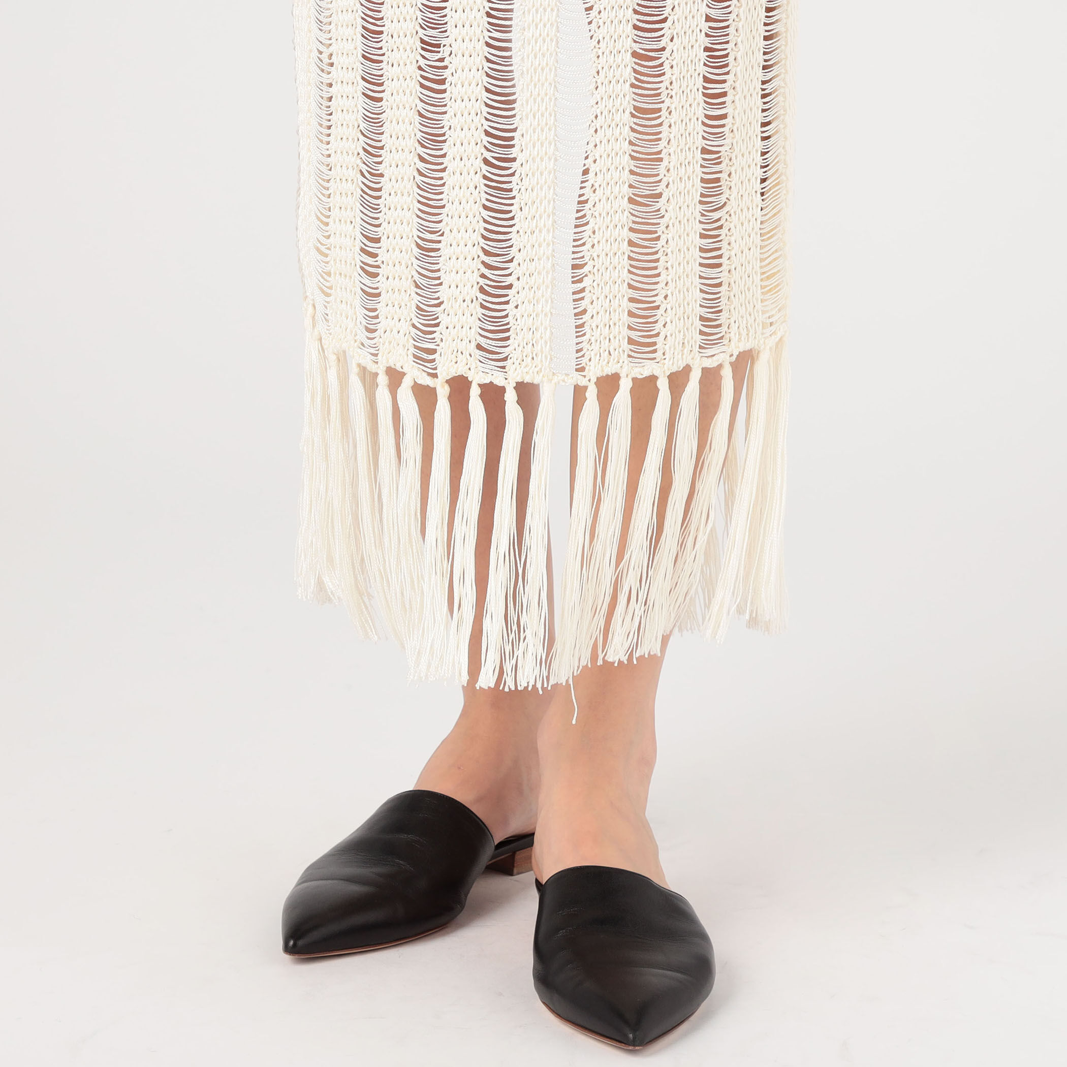 KANAKO SAKAI FRINGED KNIT SKIRT｜トゥモローランド 公式通販