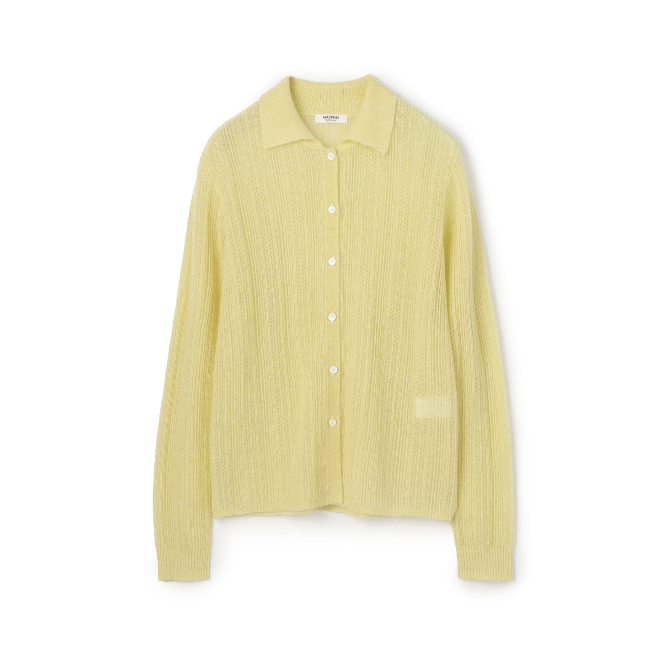 レーシーアルパカブレンド ポロカーディガン｜トゥモローランド 公式通販