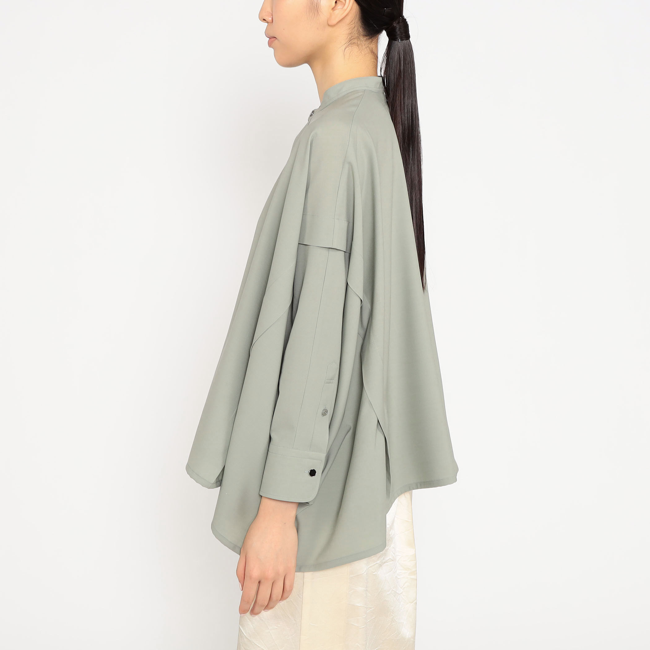 ウォッシャブルウール ビッグシャツ｜トゥモローランド 公式通販