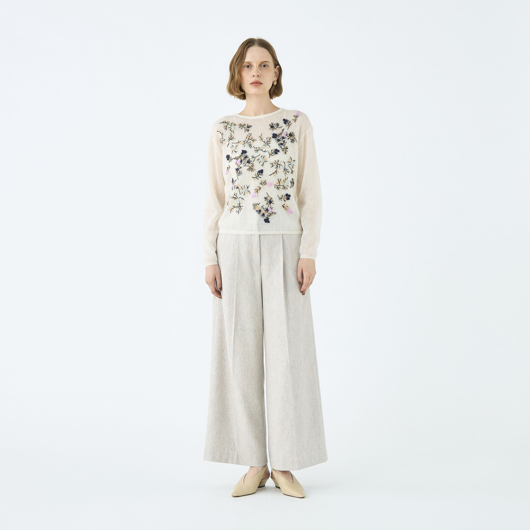 トゥモローランド⭐︎メランジカルゼ タックワイドパンツＢallsey メランジカルゼ タックワイドパンツ（その他パンツ）｜BALLSEY