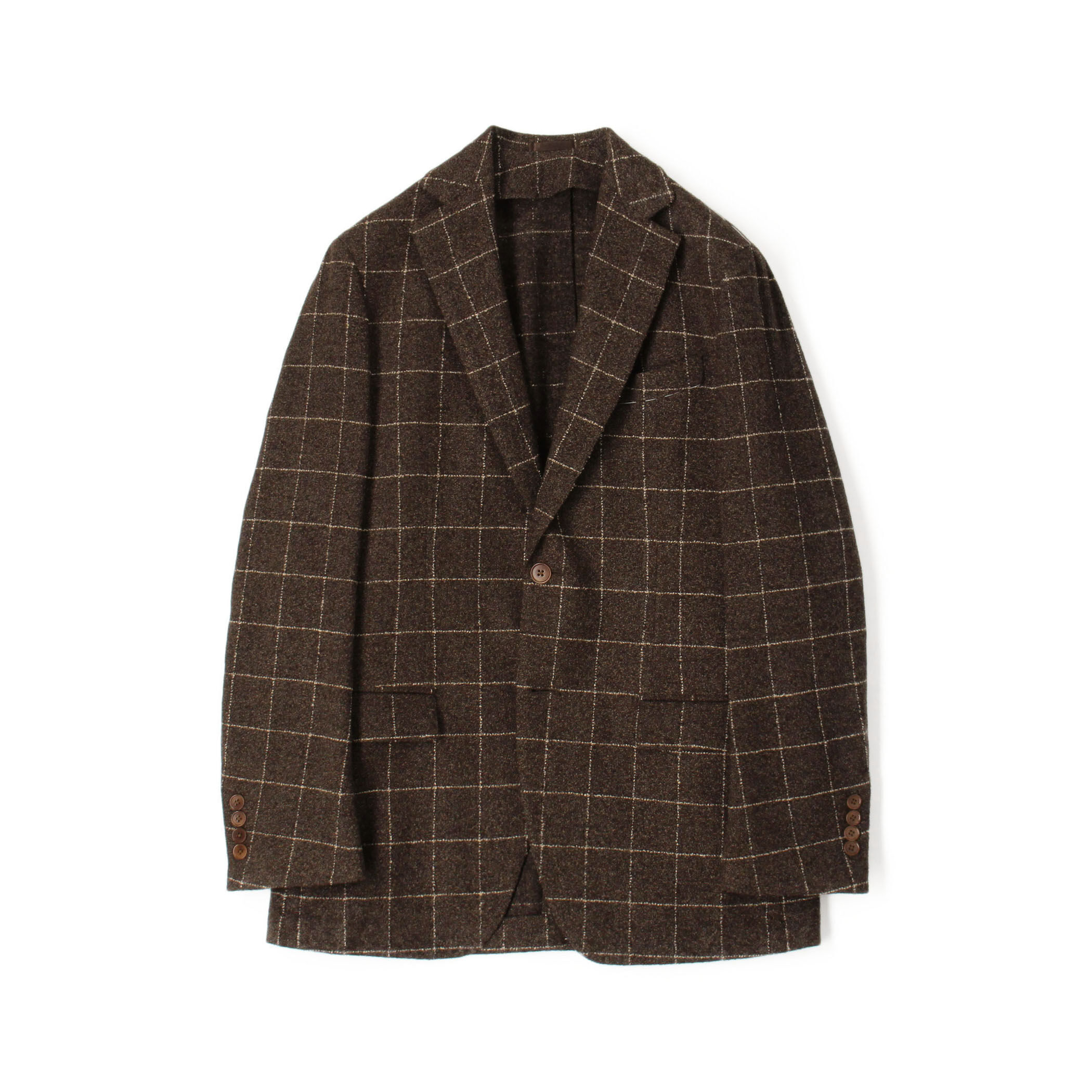 ウールシルクナイロン シングルブレステッド 2Bジャケット BOTTO