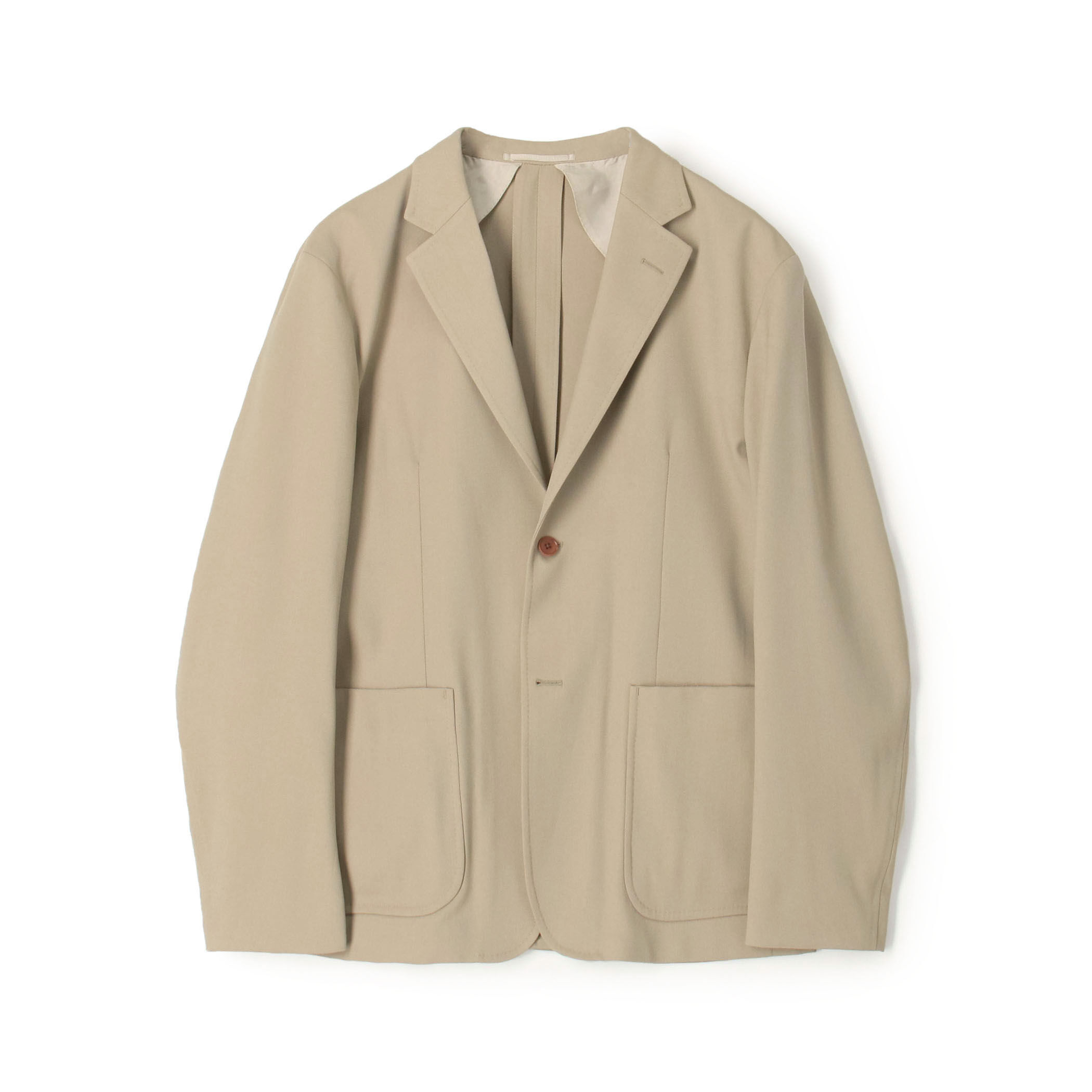 ウールポリエステル シングルブレステッド 2Bジャケット V.B.CANONICO