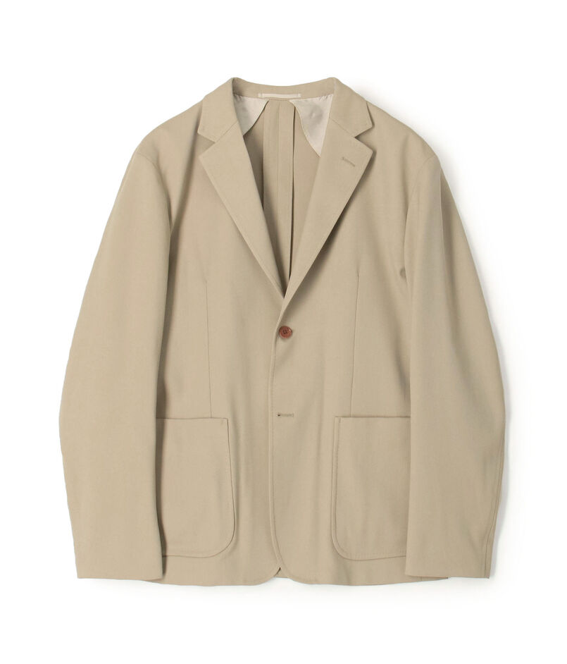 ウールポリエステル シングルブレステッド 2Bジャケット V.B.CANONICO