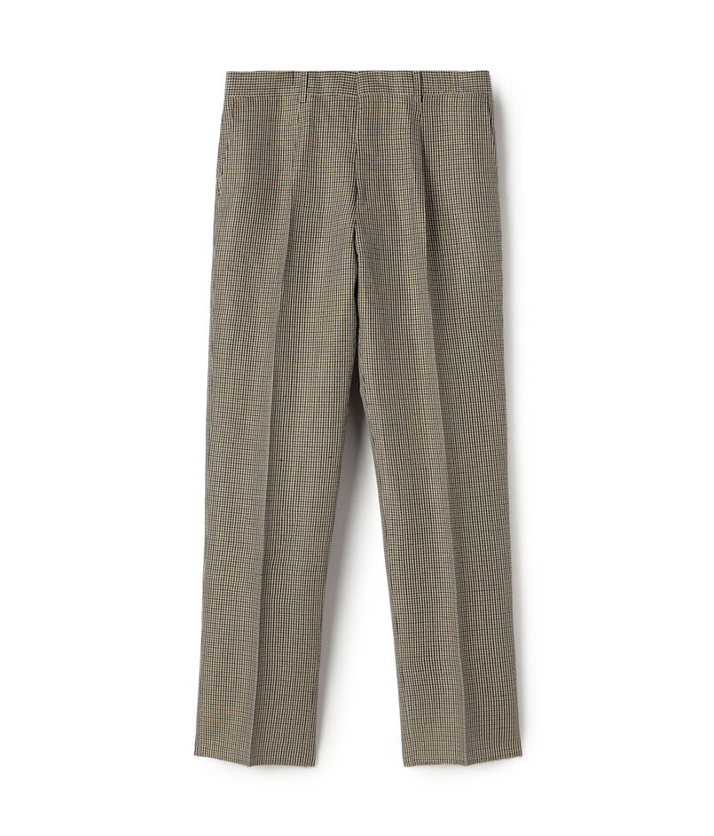リネンウール 1プリーツ ストレートスラックス DORMEUIL BELFAST