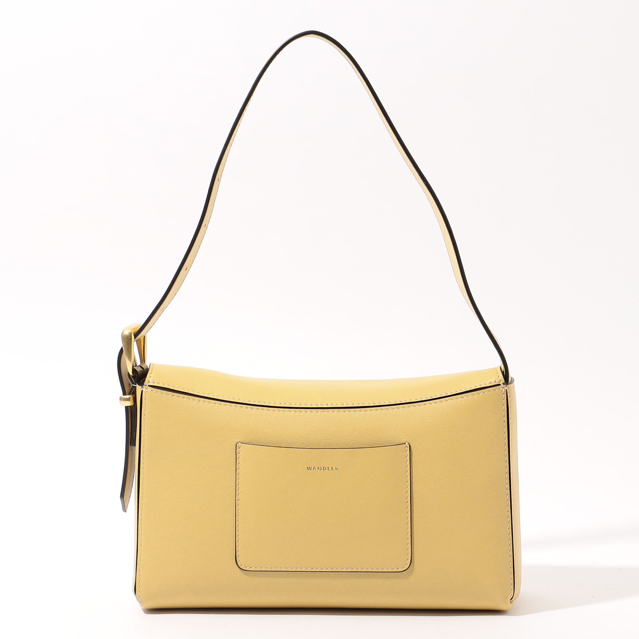 *Wandler* Oscar Medium レザーショルダーバッグ オスカー トランク ミディアム ショルダーバッグ - BLACK