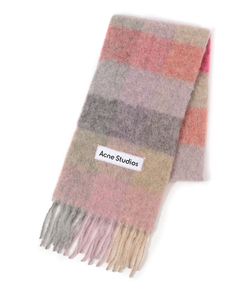 ■Acne Studios モヘヤチェックスカーフ