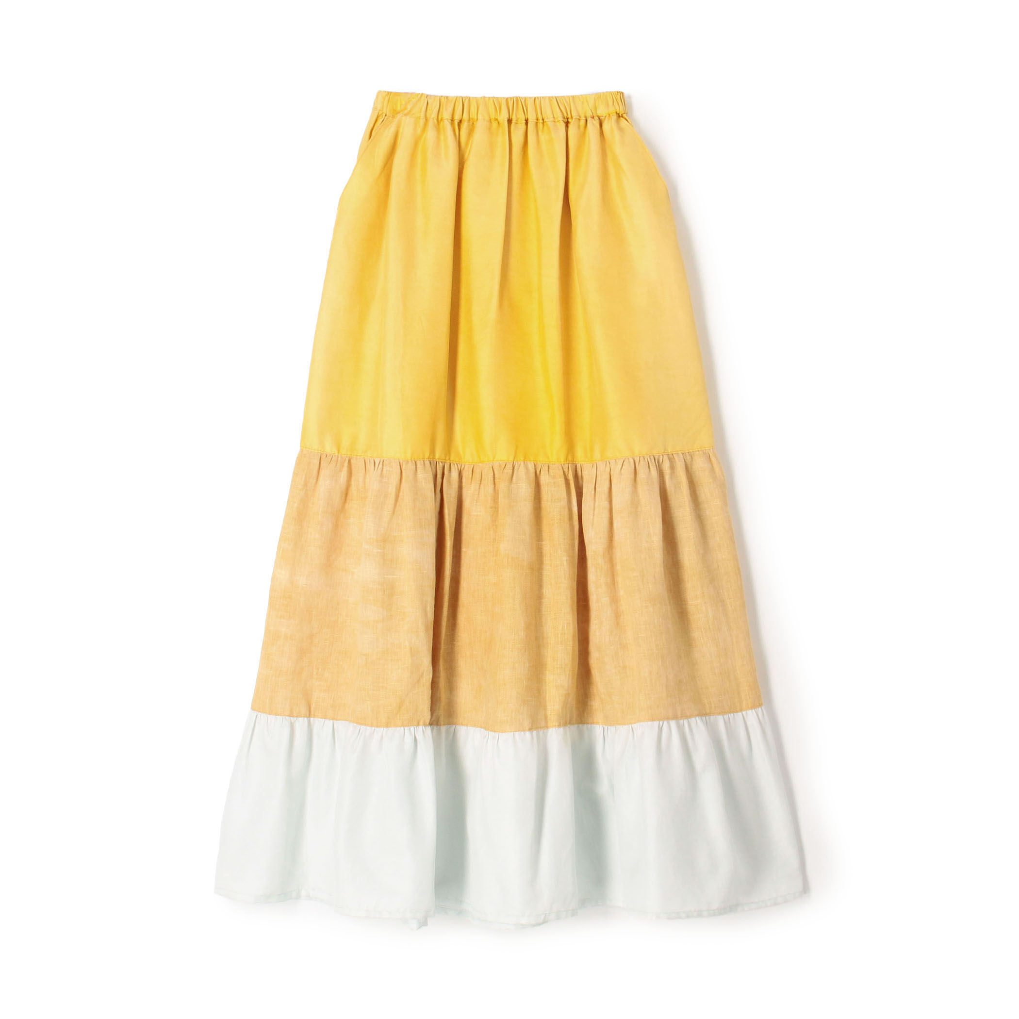 OKOTOKOTO 3colored ティアードスカート｜トゥモローランド 公式通販