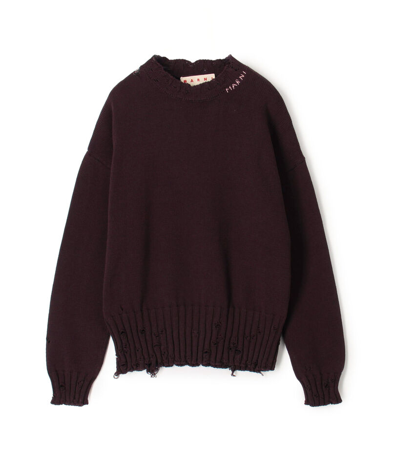 MARNI コットン クルーネック プルオーバー