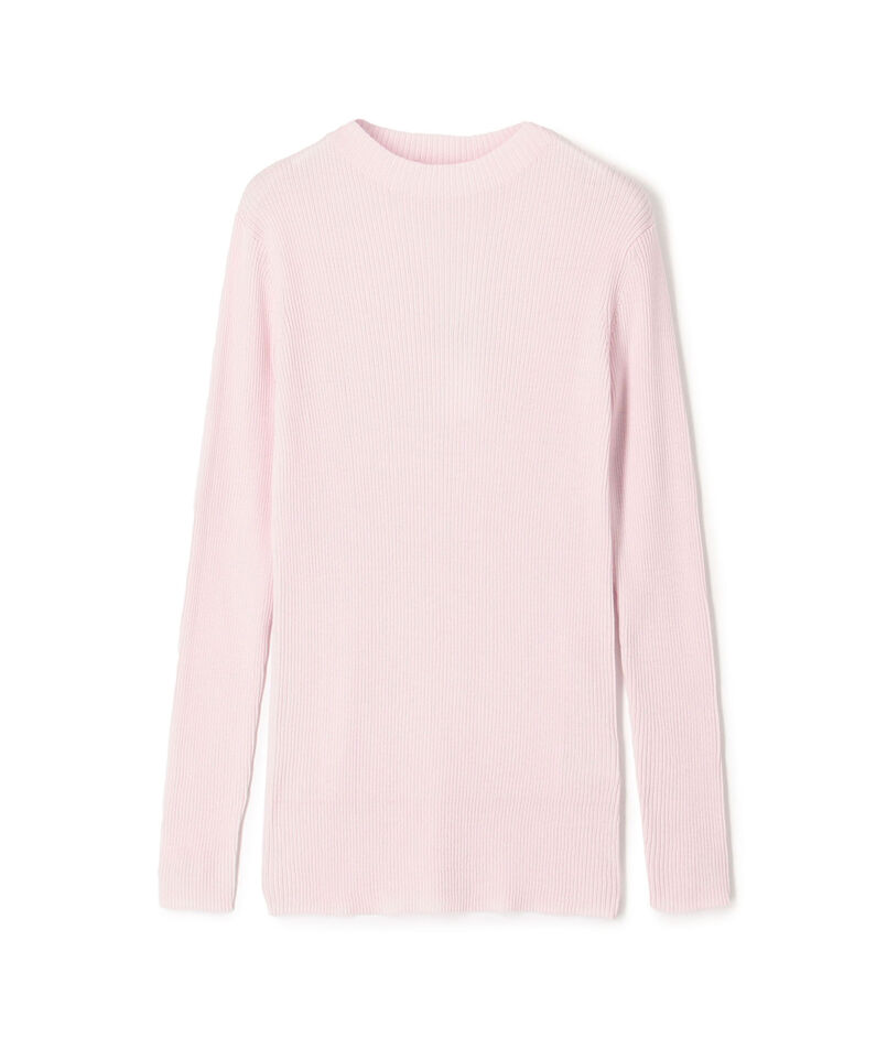 プルミエールウールリブ ビルドネックプルオーバー