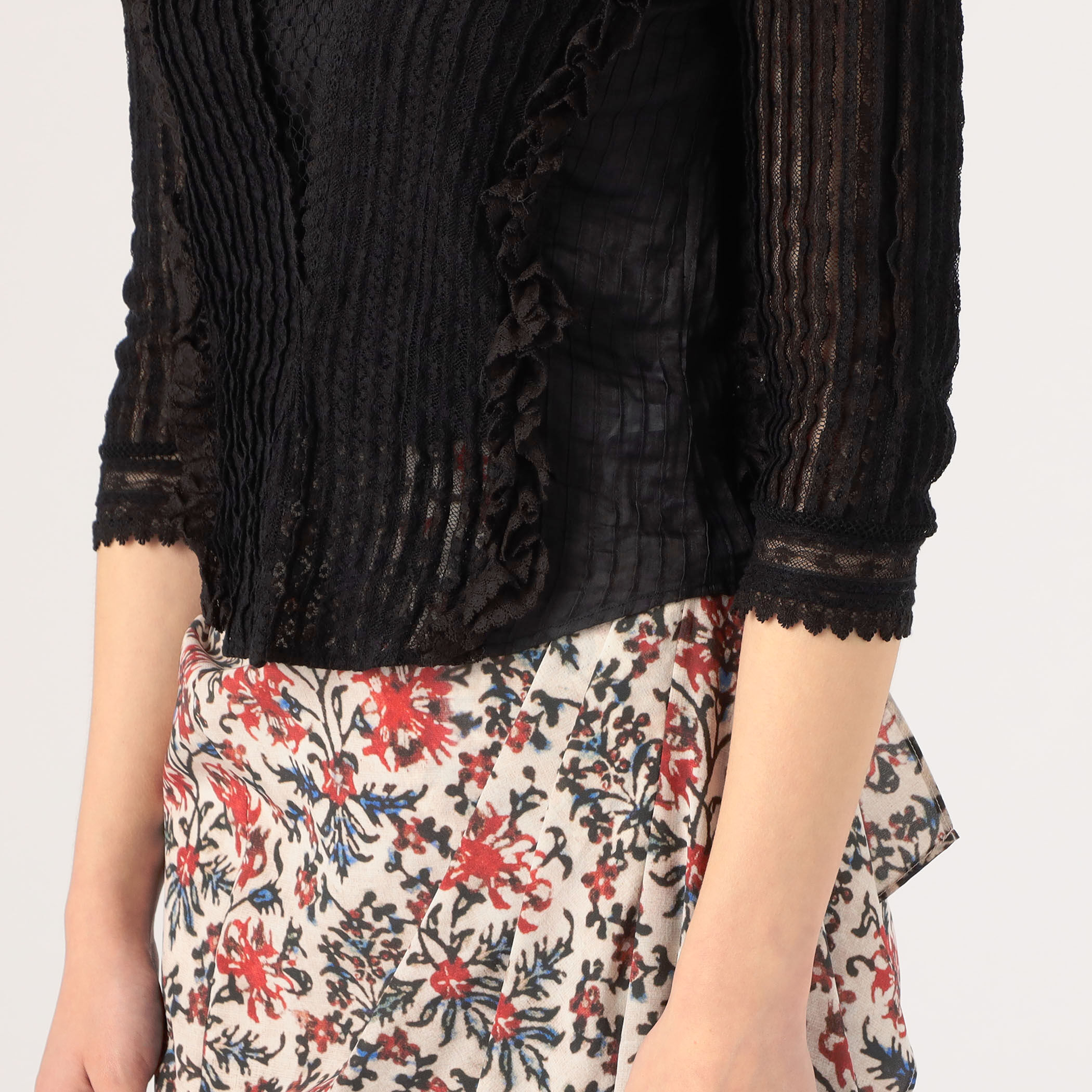 isabel marant ブラック レース ブラウス