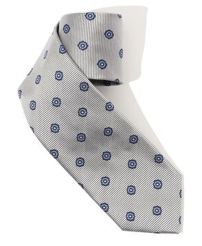 FRANCO BASSI シルクジャガード 小紋柄ネクタイ