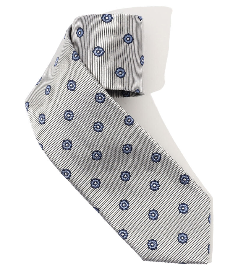 FRANCO BASSI シルクジャガード 小紋柄ネクタイ