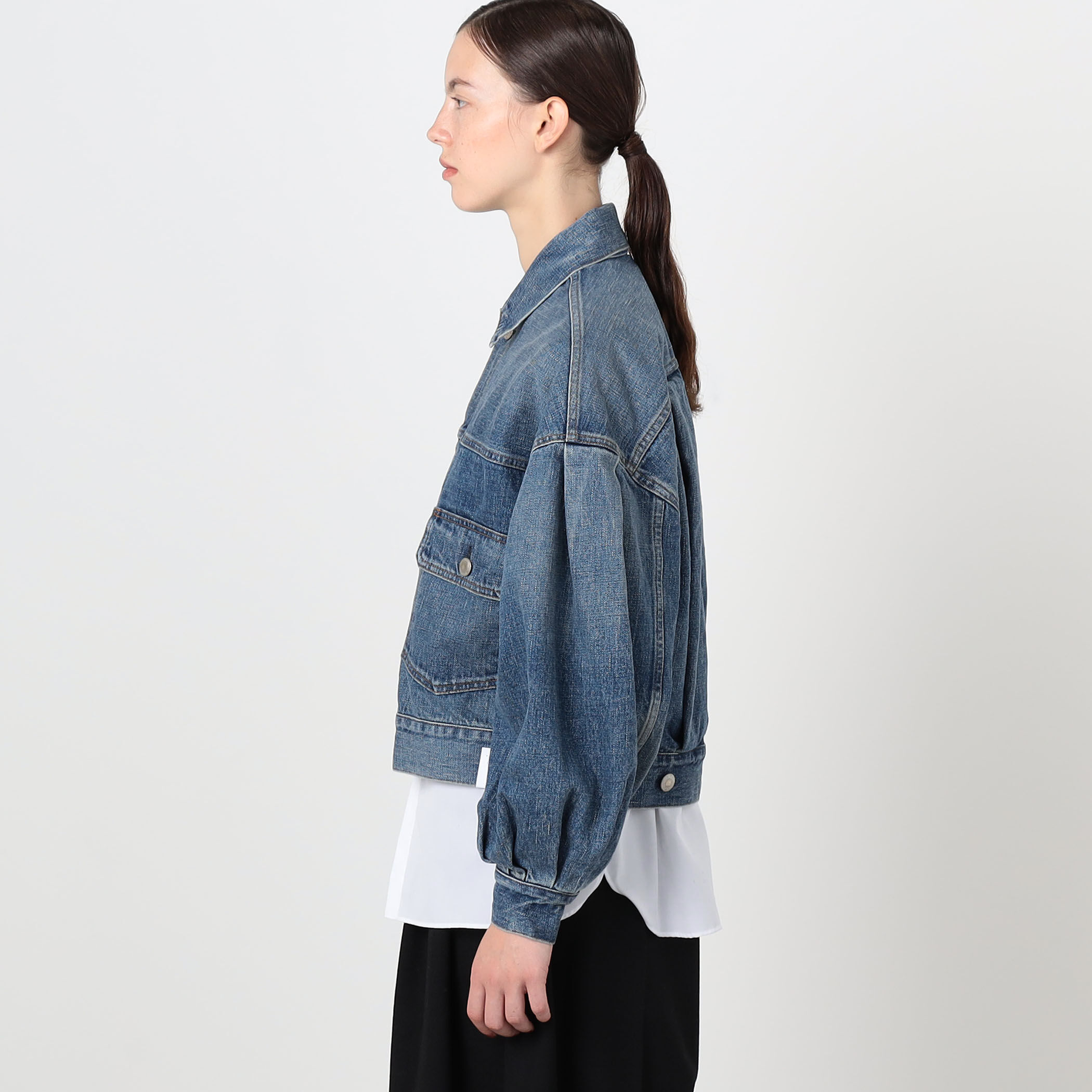 HYKE BALLOON SLEEVE DENIM JACKET TYPE 2 デニムジャケット